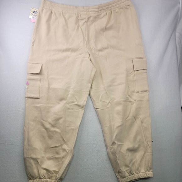 Grayson Threads Beige Cargo Jogger Pants Elastic Drawstring Waistband Cuffs 3X - Picture 5 of 8